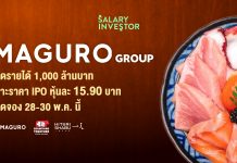 MAGURO Group เปิดรายได้ 1,000 ล้านบาท เคาะราคา IPO หุ้นละ 15.90 บาท พร้อมซื้อขาย วันที่ 5 มิ.ย. 2567 นี้!